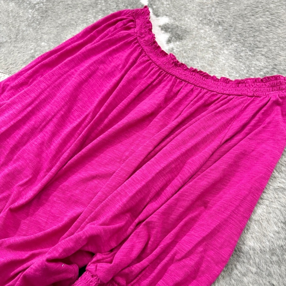 NWT Knox Rose Smocked Neck Top Large - Picture 6 of 9